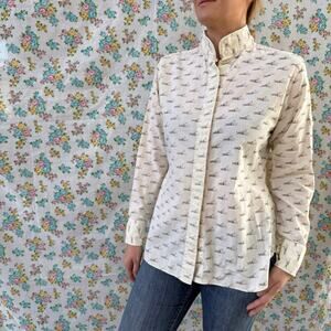 ermilio signature series dressage equestrian riding shirt size large